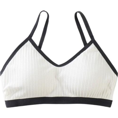Women Back Closure Tank Top Female Sexy Bralette Cotton Bra Crop Top Comfortable Underwear Wireless Lingerie 2020