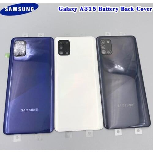 Back Cover For SAMSUNG Galaxy A31 A315 A315F Housing Panel Shell Plastic Phone Back Perfect Replacement With Camera Protection
