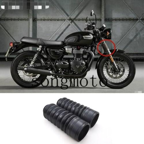 Front Fork Shock Absorber Cover Protector Protective sleeve For Triumph Bonneville Bobber T100 T120 T900 Street twin Speed twin