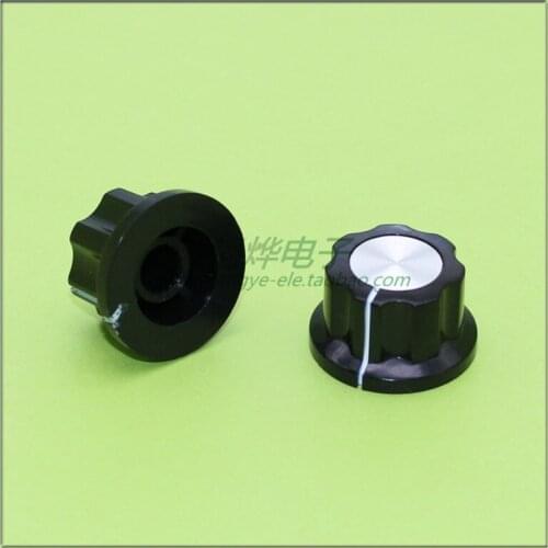 10 pieces 20*12MM plastic knob potentiometer knob adjustment knob flower shaft inner hole 6MM