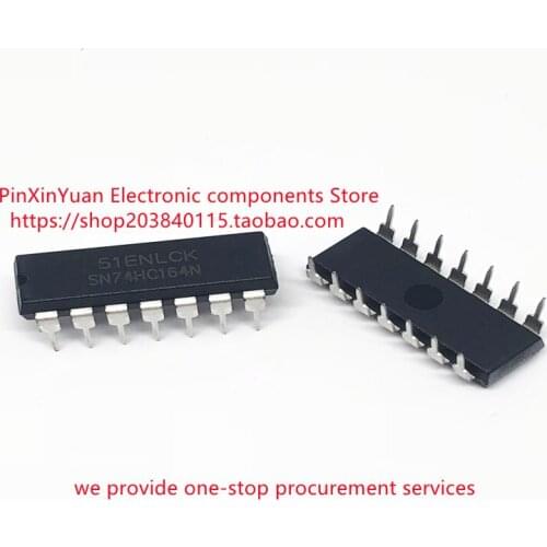 10PCS/LOT New original SN74HC164N shift register DIP-14 IC integrated circuit chip In stock