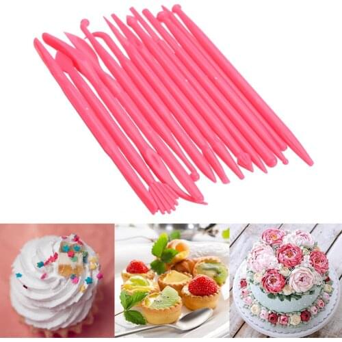 14pcs/set Mini Cake Modelling Tools Set Fondant Flower Modelling Craft Clays Tool Cake Biscuit Cookie Modelling Pen Mayitr New