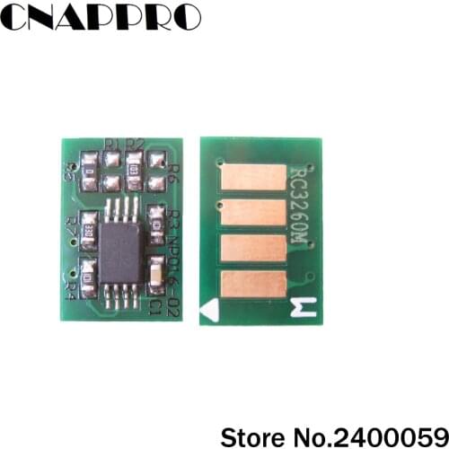 4pcs/lot Compatible Ricoh Aficio 3260C 3260CMF Color5560 MPC600 3260 Color 5560 MP C600 600 reset toner cartridge chip