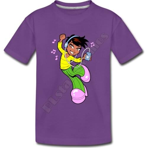 Dancing Girl Cartoon Kids T-Shirt 3D All Over Printed Kids t shirts Boy For Girl Funny Animal Summer Short Sleeve
