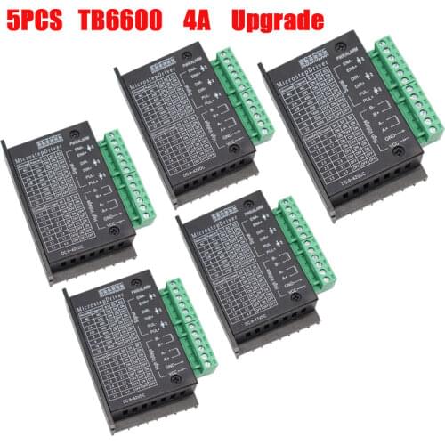 Stepper Motor Driver TB6600 Nema 23 Nema 34 42/57/86 Nema17 4A DC9-40V 1 axis Stepping Motor CNC Engraving Machine