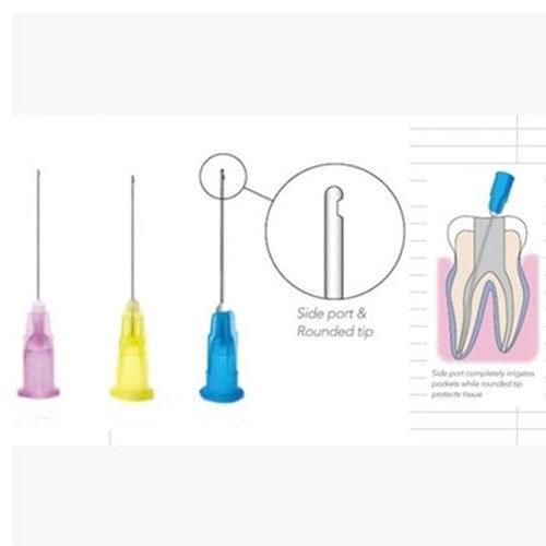 150pcs Dental Endo Irrigation needle tip 25G/ 27G / 30GA 30G End-Closed Side Hole Endo Syringe tips