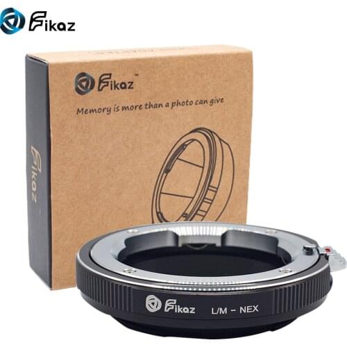 Fikaz L/M-NEX Camera Lens Adapter Ring For Leica M Mount Lens to Sony NEX E-mount Camera Body For Sony NEX3 NEX5 NEX5N NEX