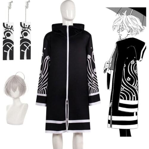 Anime Tokyo Revengers Senju Kawaragi Robe Costumes Brahman Rindou Haitani Cosplay Cloak Kimono Jackets Men Women Uniform Coat