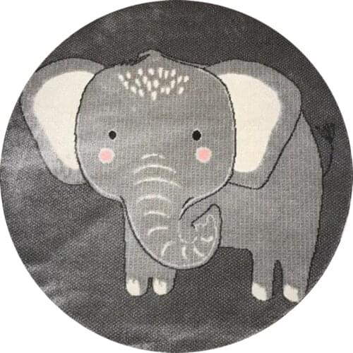 Bathroom Round Carpet Animal Childrens Room balcony bath door floor Decorative Carpet tapis salon Non-slip Bath Mats Rug rugs