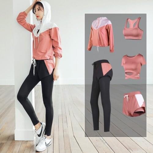 2021 New Yoga Wear Sports Suit Womens Gym Running Clothes Gym Beginner Loose Sportswear Women leggings sport women fitness