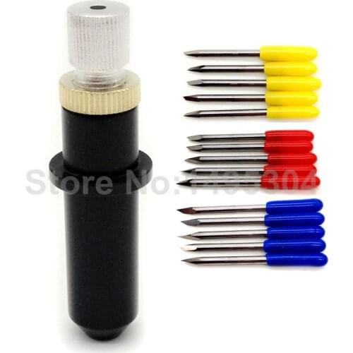 15pc 30/45/60 degrees Mimaki Cricut Cutting Plotter Vinyl Cutter Blades+ Mimaki Blade holder