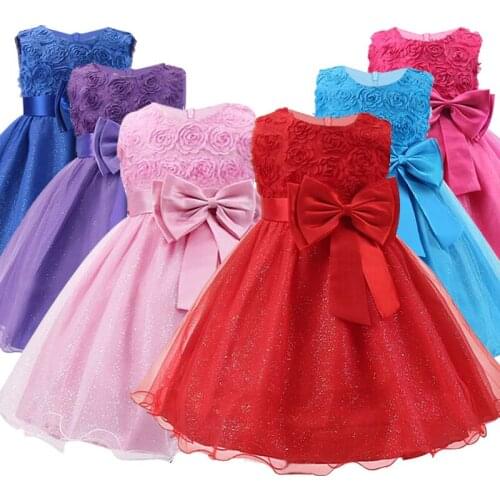 Girls Christmas Clothes Girls Summer Dresses Wedding Princess Party Dress Sequins Sleeveless Birthday Party New Year Girl Clothe
