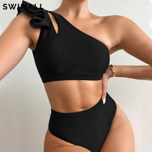 Swimall Swimwear With Ruffles