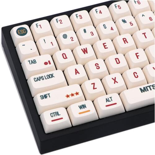 Keypro AirPlane Ethermal Dye Sublimation fonts PBT keycap For Wired USB mechanical keyboard Cherry MX switch keycaps