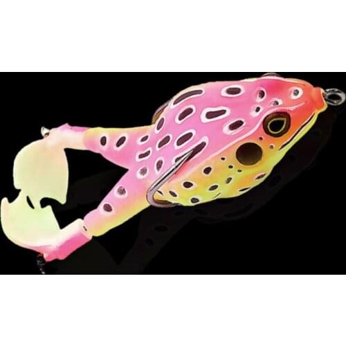 WALK FISH 2021 New 9cm/13.7g 10 colors Artificial Bait Rotating legs thunder frog fishing lure floating bionic soft lure carp