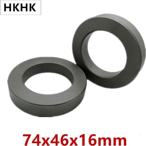 1PCS-5pcs Mn-Zn ferrite ring 74*46*16mm Anti-interference core 74x46x16 74mm x 46mm x16mm