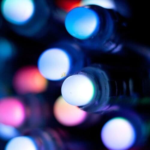 50PCS 12mm led ws2811 pixel module string DC5V digital rgb full color waterproof ip68 led lights for letters sign