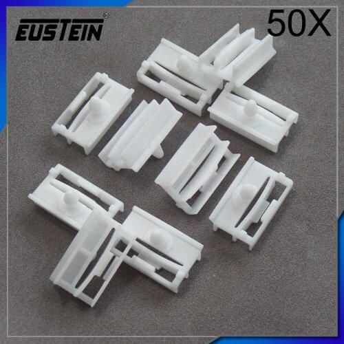 50x Exterior Side Sill Skirt Trim Clip Fasteners 51718184574 For BMW E36 E46 R13