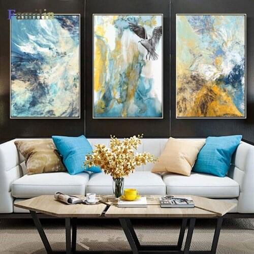 Abstract Artistic Print Painting on Canvas wall art pictures Spray Decorative picture HD Printed Home Decor Pattern