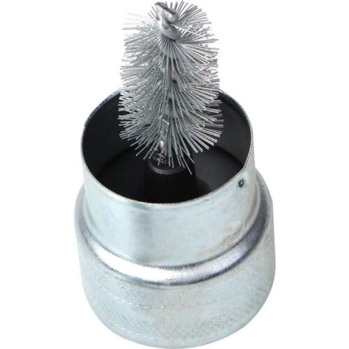 Car Vehicle Silver Battery Post Terminal Cleaner Tool Stainless Steel Brush