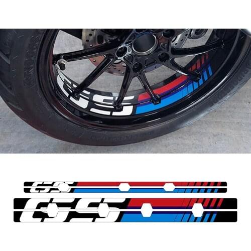 Motorcycle Wheel Decal Case for BMW R1200GS LC 2013-2018 and R1250GS 2019 Rim Decoration Wheel reflective stickers