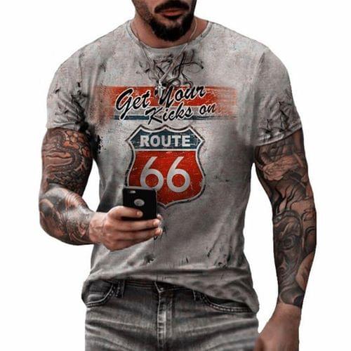 Personality T Shirt for Men 3D Printing Summer essentials ​loose gym clothing Fashion t-shirt gothic clothes vintage streetwear