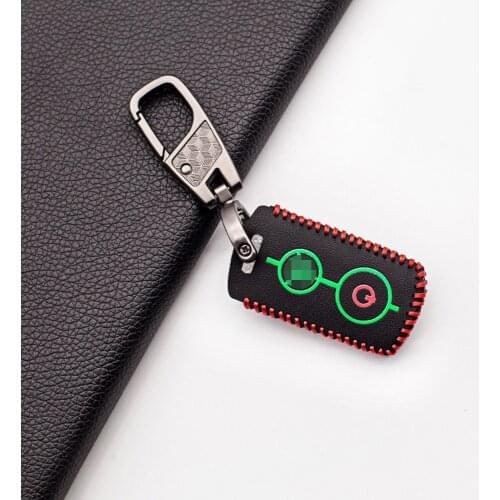 Hot Sale Luminous leather motor key cover case For Yamaha NVX NVX155 XMAX XMAX300 QBIX JAUNS AEROX 2018 2019 Motorcycle Scooter