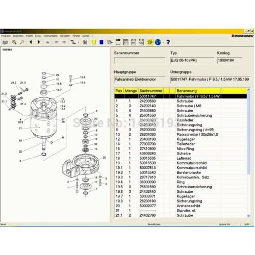 JETI ForkLift (ET) v4.36 Spare Parts Catalog for Jungheinrich +Unexpire Update to 438