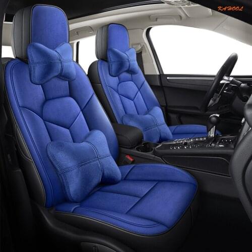 KAHOOL Custom Leather car seat covers For BMW 1 Series E81 E82 E87 E88 F20 F21 F52 F40 2 Series F22 F23 F44 F45 F46 seat cars