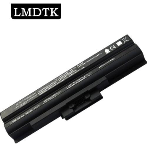 LMDTK new 6cells laptop battery VGP-BPL13 VGP-BPS13A/B FIT FOR SONY VAIO VGN VPC VGN-FW VGN-SR SERIES FREE SHIPPING