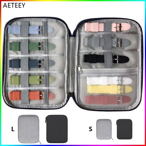 For Xiaomi Watch Strap Box Multifunction Portable Watch Band Organizer Storage Bag Smart Watchband Holder Watches Travel Case