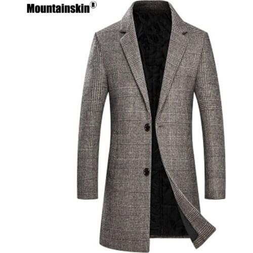 Mountainskin Mens Wool Coats