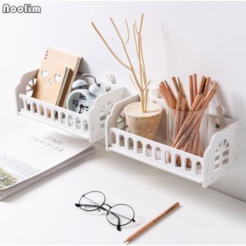 NOOLIM Living Room Wall Shelf Bathroom Cosmetic Pendant Dormitory Bedside Hanging Storage Box