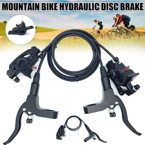 NEW Mountain Bike Hydraulic Disc Brake Levers Calipers Bike Accessories Bike Parts Front Rear