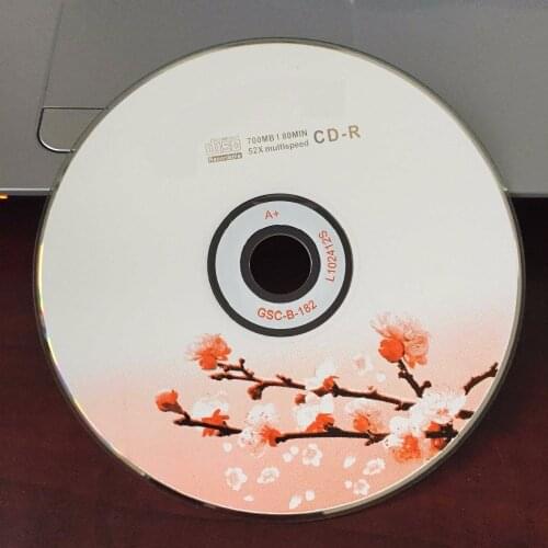 Wholesale 50 discs A+ Blank Printed 52x 700MB Seaflower CD-R