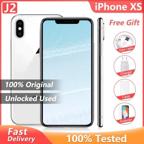 Original Apple iPhone XS Unlocked Used like New Cellphone 4GB RAM 64GB/256GB ROM 5.8" Hexa Core iOS A12 Bionic 4G LTE Smartphon