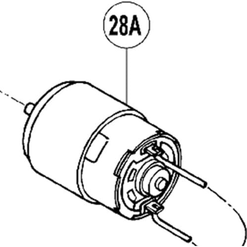 Genuine MOTOR for Hitachi 320144 DS14DVB Driver Drill Parts Cordless Drill