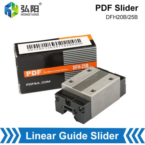 PDF Linear Guide Slider DFH20 DFH25 Square Rail Slider Flange Linear Motion Bearing Suitable For CO2 Laser Machine CNC Parts