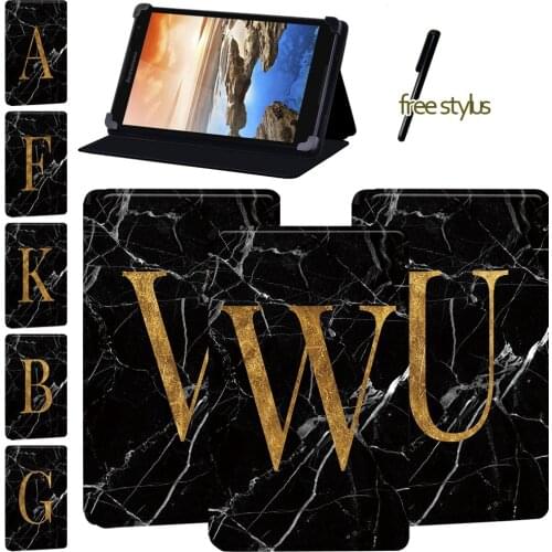 Letter Tablet Case Fit Lenovo Tab 8/A7-(30 A3300/50 A3500)/Tab(A8-50 A5500/S8 - 50)/thinkpad Tablet 2/Yoga (Book/Tab 4 Plus)+pen