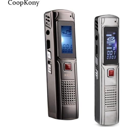 8GB Metal Voice Tracker Professional Audio Recorder Portable Business Digital Voice Recorder Telephone Recording MP3 Player