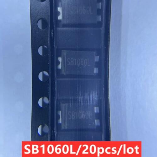 20pcs/lot New original SB1060L TO-277 SMD LOW VF low pressure drop Schottky diode large chip