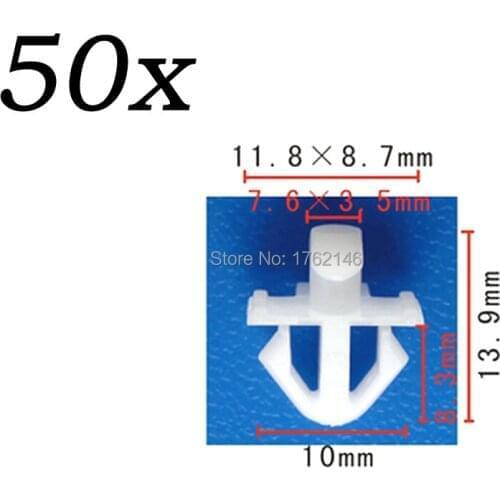 50PCS Door & Rocker Panel Moulding Clips 10287547 for Buick Regal Century Pontiac Grand Prix