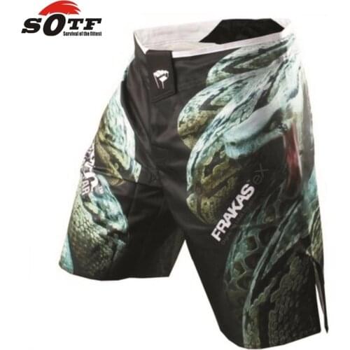 SOTF Free shopping 2015 new MMA Muay Thai boxing fighting shorts muay thai shorts pantalones mma boxing trunks high quality