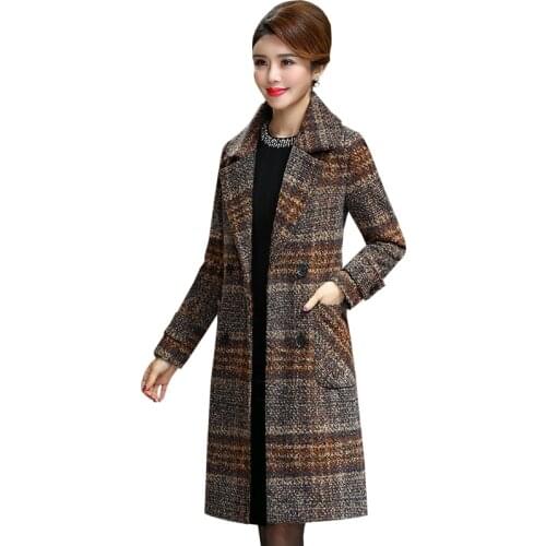 Женские пальто в клетку BHIGJYT China At AliExpress