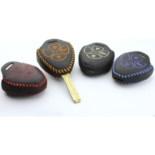 Car key cover for toyota camry 2012 2013 Crown 2007 reiz 2008 Case Remote Keys Shell Kraft first layer 2012 key cover key2a