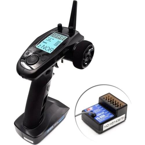 FLYSKY FS-GT5 GT5 2.4G 6CH RC Radio Transmitter with FS-BS6 6CH Receiver for RC Vehicles Crawler Car Boats Tank Toy Racing