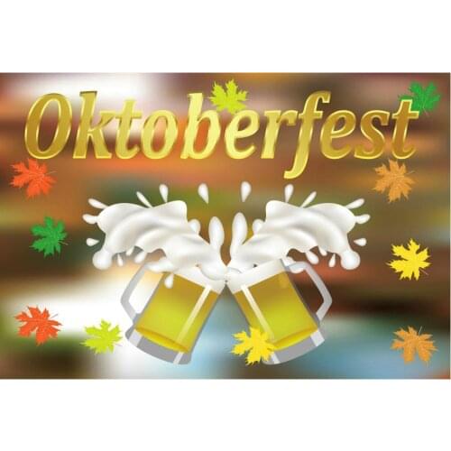 Oktoberfest Backdrop Cheers Party Photography Background Holiday Celebration Photo Booth Studio Decor