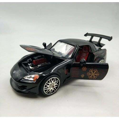 JADA Diecast 1/24 Alloy Fast 1999 HONDA S2000 Car Model Metal Vehicle Toy Adult Collectible Gift Display Souvenir Ornaments