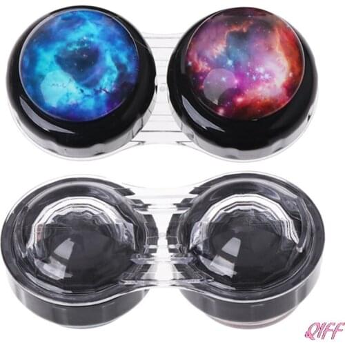 Contact Lens Box Case Portable Travel Outer Space Plastic Eyes Nursing Container