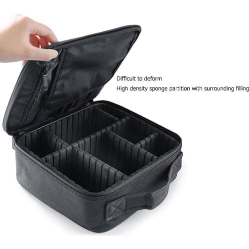 Cosmetic Bag Business Makeup Case Texture Durable Women Practical Classic Delicate Travel Make Up Zipper Storage Pouch